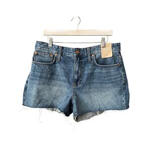 Madewell Mid Rise Relaxed Denim Shorts Size 30